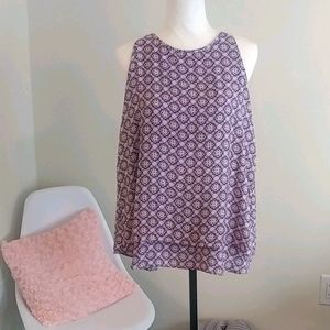 Valerie Stevens dressy tank shirt Size Large